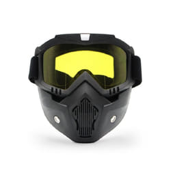 Motorcycle Goggles Off-Road Helmet Goggles Windproof Glasses Goggles Mask - Yellow lens1