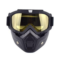 Mask Goggles Motocross Goggles For Motorcycle Shark Helmet Glasses Retro - MJG-020 Yellow