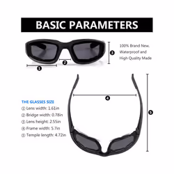 Fashionable Motorcycle Glasses Racing Anti-glare Windproof Vintage Men - 1 pc Yellow Lense