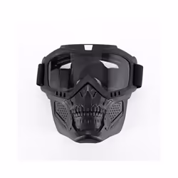 Motorcycle Goggles Mask Skull Moto face mask Wind proof Motocross goggles - Clear