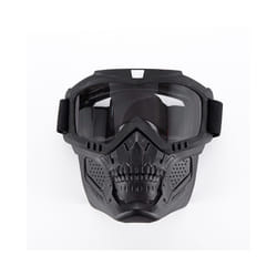 Motorcycle Goggles Mask Skull Moto face mask Wind proof Motocross goggles - Clear