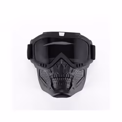 Motorcycle Goggles Mask Skull Moto face mask Wind proof Motocross goggles - Clear