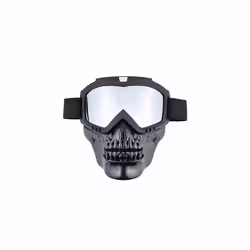 Mask Goggles Motocross Goggles For Motorcycle Shark Helmet Glasses Retro - MJG-024 Silver