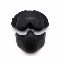 Mask Goggles Motocross Goggles For Motorcycle Shark Helmet Glasses Retro - MJG-024 Black
