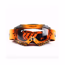 Motorcycle Glasses Windproof Motocross Goggles Kids Ski Goggle Moto Goggles - Gold
