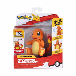 WCT Pokemon Electronic Interactive My Partner Pikachu- Charmander-Reacts - Charmander