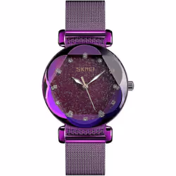 Women's Fashion Starry Sky Watch Luxury Analog Stardust Watches For Girls Casual Luminous Ladies Wrist Watch With Stainless S ...