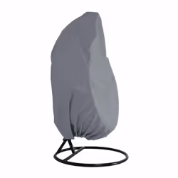 (Gray) Hanging Swing Chair Cover Rattan Egg Seat Outdoor - Gray