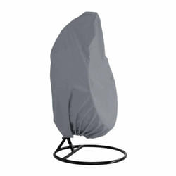 (Gray) Hanging Swing Chair Cover Rattan Egg Seat Outdoor - Gray
