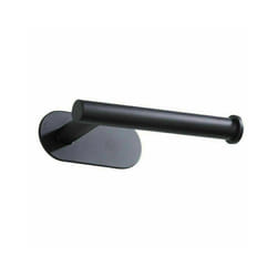 Wall Mount Toilet Roll Holders Chrome Self Adhesive - Black