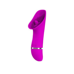 Clit Licking Tongue Sucking Vibrator G-Spot Oral Massager Sex Toys For Women - Purple