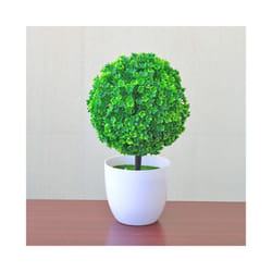 Decorative Artificial Outdoor Ball Plant Tree Pot Indoor Outdoor Garden Pot - Purple