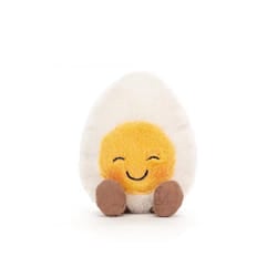 Egg Boiled Plush Cuddly Plushies Doll Stuffed Toys Children Easter 30cm - Blush