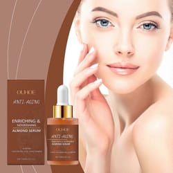 Anti-aging Almond Serum, Anti-aging Facial Serum with Almond & Hyaluronic Acid, Firming and Anti-Wrinkle Serum For Face, Enriching & Nourishing - 3Pcs