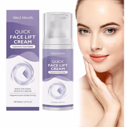 Instant Face Lift Cream, 2 Minutes Temporary Skin Tightening Cream, Anti-aging Serum Smoothing Fine Lines, Wrinkles and Puffi ...