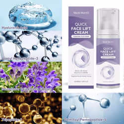Instant Face Lift Cream, 2 Minutes Temporary Skin Tightening Cream, Anti-aging Serum Smoothing Fine Lines, Wrinkles and Puffiness Lift & Tighte - 3PCS