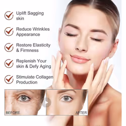Gold Collagen Anti-Wrinkle Moisturizing Cream, Hydrates, Reduces Fine Lines, Anti-Ageing - 3pcs