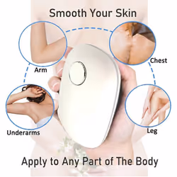 Crystal Hair Eraser,Crystal Hair Remover,Fast & Easy Magic Hair Removal Stone,Hair Eraser Hair Removal for Arms,Legs,Back - Blue