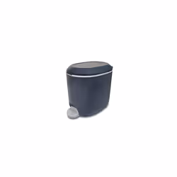 Addis Premium Deluxe Bathroom Office Pedal Bin with inner, 3.5 litre, Charcoal Grey & Light Grey