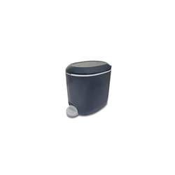 Addis Premium Deluxe Bathroom Office Pedal Bin with inner, 3.5 litre, Charcoal Grey & Light Grey