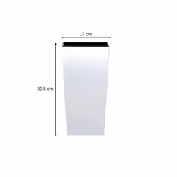 Planter Pot Indoor Outdoor Garden 2L - 91.5L White - Square, 7.2 L