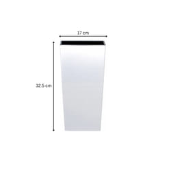 Planter Pot Indoor Outdoor Garden 2L - 91.5L White - Square, 7.2 L