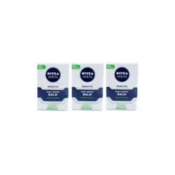3 x Nivea Men Sensitive Post Shave Balm 100ml