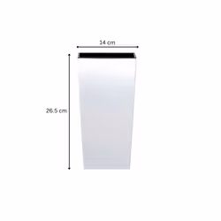 Planter Pot Indoor Outdoor Garden 2L - 91.5L White - Square, 4 L