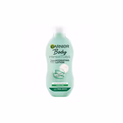 3 x Garnier Body Intensive 7 Days Hydrating Lotion Aloe Vera Normal Skin 400ml