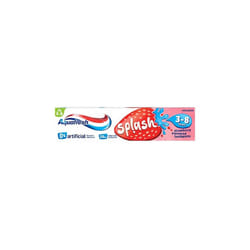 6 x Aquafresh Splash Strawberry Flavour Toothpaste 3-8 Years 50ml