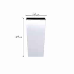 Planter Pot Indoor Outdoor Garden 2L - 91.5L White - Square, 11.4 L