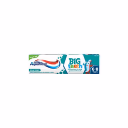6 x Aquafresh Big Teeth Mild Mint Toothpaste 6-8 Years 50ml