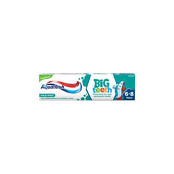 6 x Aquafresh Big Teeth Mild Mint Toothpaste 6-8 Years 50ml