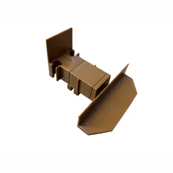 Rehau 70mm Mullion End Cap - Acorn