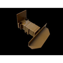 Rehau 70mm Mullion End Cap - Acorn