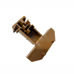 Rehau 70mm Mullion End Cap - Acorn