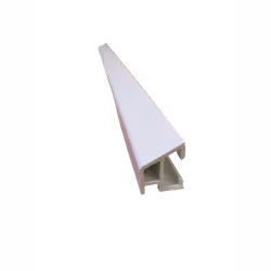Exterior Upvc Door Rain Drip 700mm White with end caps