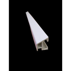 Exterior Upvc Door Rain Drip 700mm  White with end caps