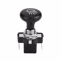 12V Car Black Auto Headlight Push Pull Light Switch for Golf Cart for - Black