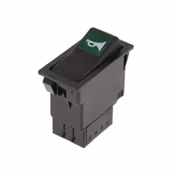 2Pin Car Truck Engineering Train Horn Rocker Switch Button On Off Control - Black