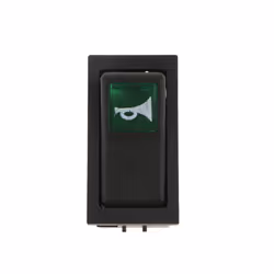 2Pin Car Truck Engineering Train Horn Rocker Switch Button On Off Control - Black