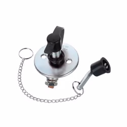 Battery Disconnect Kill Cut Off Switch Stop Car Boat Brass Terminal 200A - Black