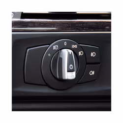 Car Headlamp Headlight Switch Knob Replacement for BMW E90 3 Series 2005-2012 - Black