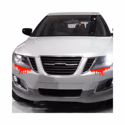 14X5cm Car Red Blood Drips Stickers Auto Halloween Theme Styling Decorative - China, Red
