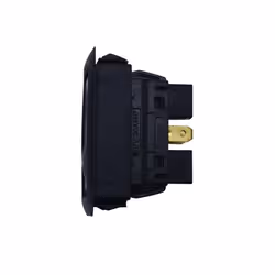 10-30A Electric Power Window Switch Button for All Autos With Green LED - Black