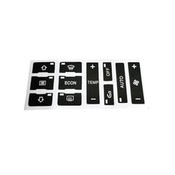 For Audi A2/ A3 8L A/C Button Repair Kit Fix Faded Ugly Car Stickers Car - black