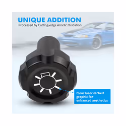 Headlight Light Switch Knob Cover For Ford Bronco Mustang  OEM F150 F250 - Black