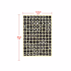 Car Sticker Luminous multifunction Button Stickers Car Light Stickers - multi