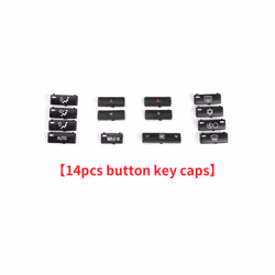 For BMW E39 E53 Car Center Console Climate A/C Control Panel Switch Buttons - Black
