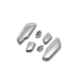 Car Seat Adjustment Switch Button Trim Decoration Stickers for Mercedes - Silver